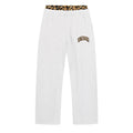 Pantalon Blanc Léopard